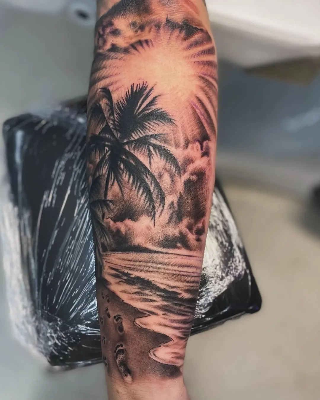 Neo-Traditional tattoo by Kylie Lesko at Dreamers Ink Studio in Westville, IL