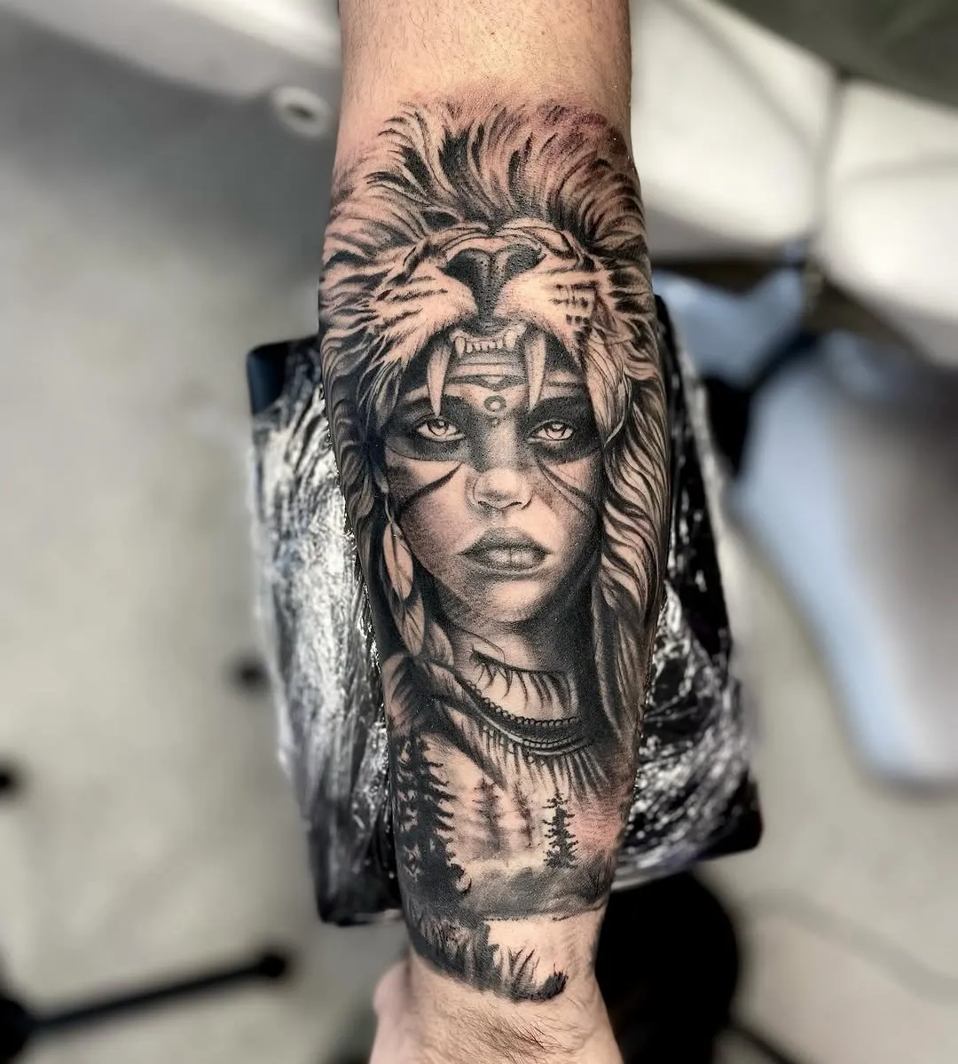 Mandala tattoo by Kylie Lesko at Dreamers Ink Studio in Westville, IL