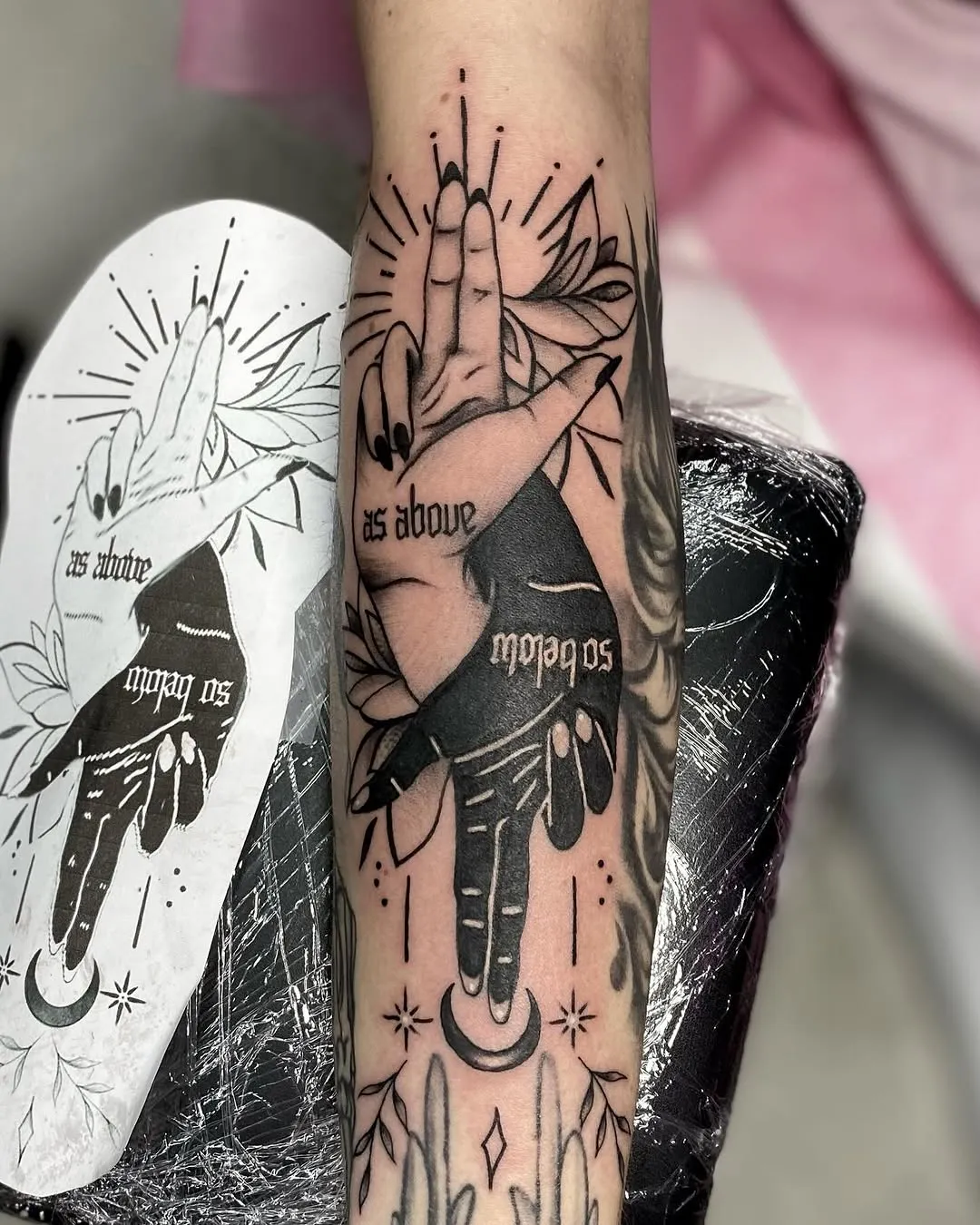 Watercolor tattoo by Kylie Lesko at Dreamers Ink Studio in Westville, IL