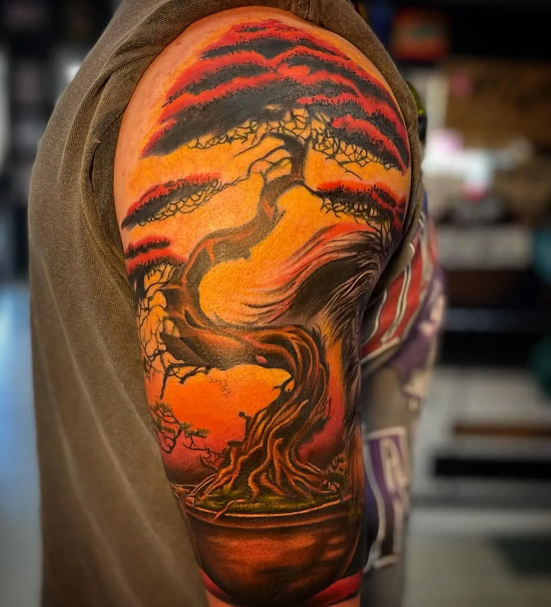 Neo-Traditional tattoo by Kylie Lesko at Dreamers Ink Studio in Westville, IL