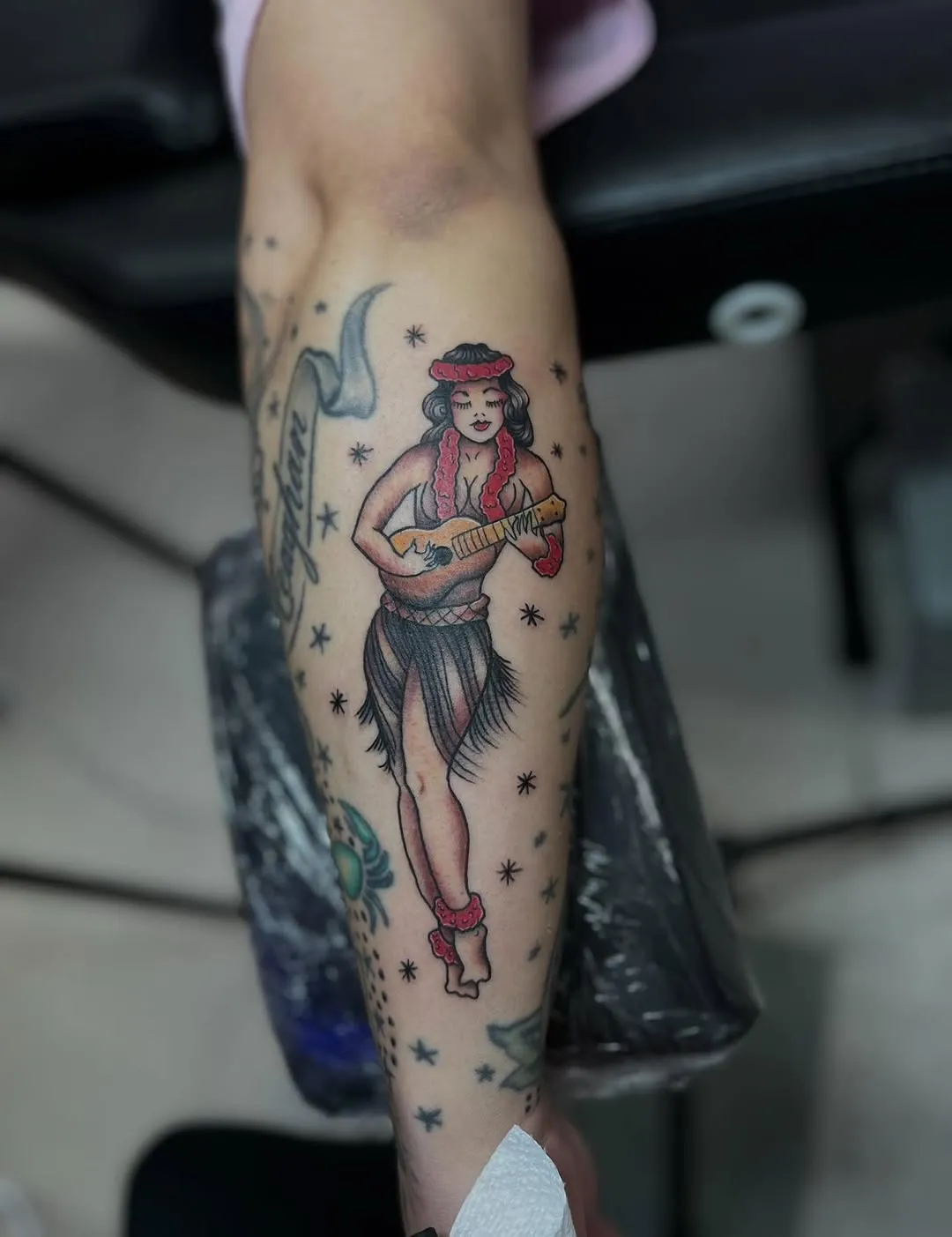 Neo-Traditional tattoo by Paige Thornsbrough at Dreamers Ink Studio in Westville, IL