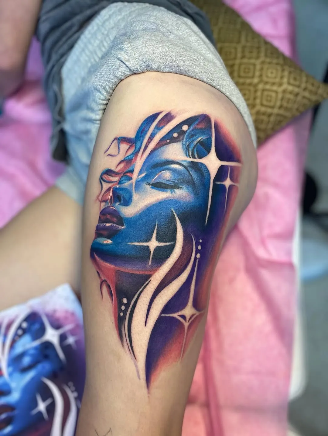 Female Portraits tattoo by Kylie Lesko at Dreamers Ink Studio in Westville, IL