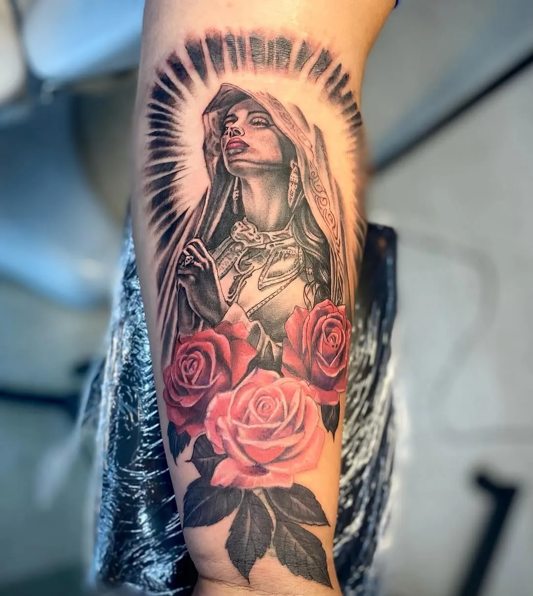 Neo-Traditional tattoo by Kylie Lesko at Dreamers Ink Studio in Westville, IL