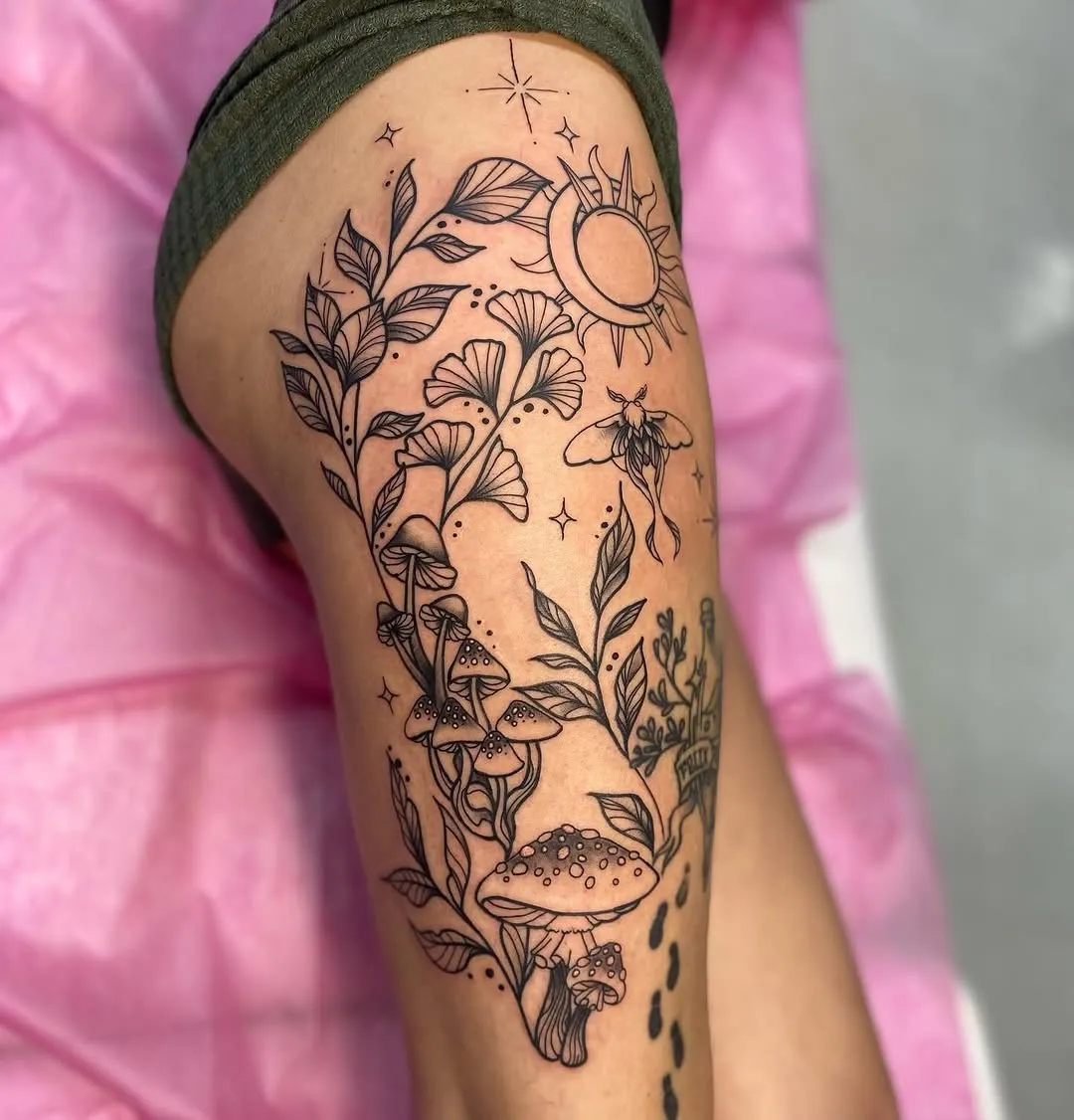 Mandala tattoo by Kylie Lesko at Dreamers Ink Studio in Westville, IL