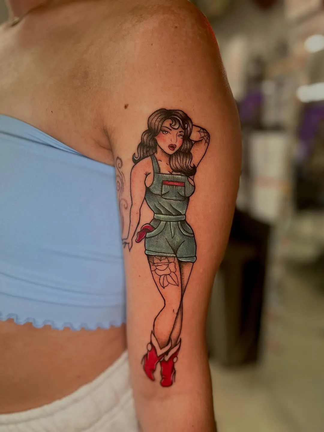American Traditional tattoo by Paige Thornsbrough at Dreamers Ink Studio in Westville, IL