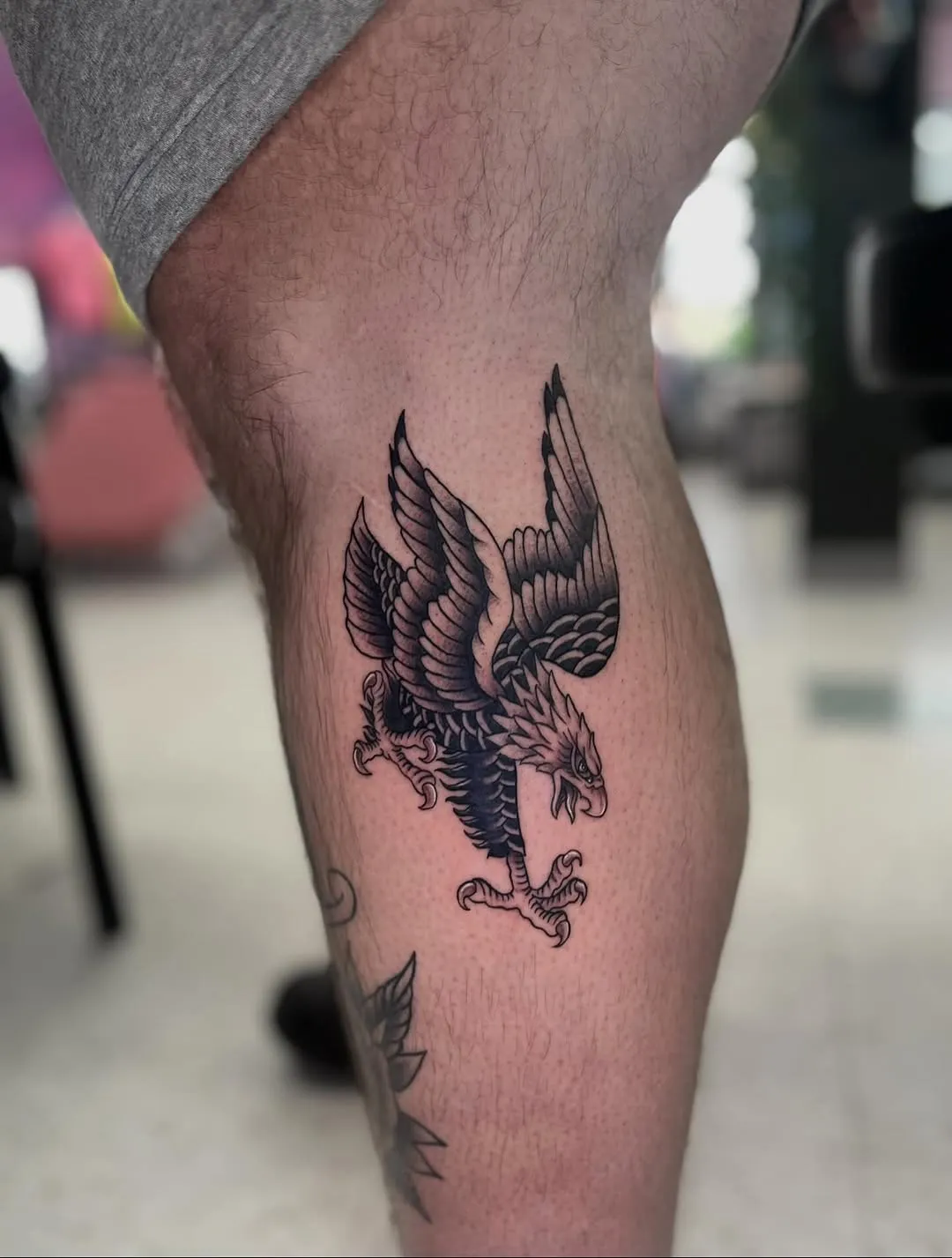 Neo-Traditional tattoo by Paige Thornsbrough at Dreamers Ink Studio in Westville, IL