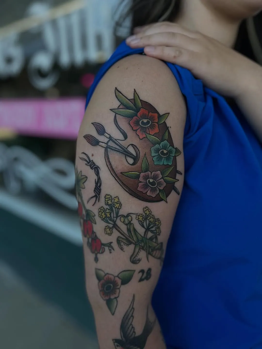 Neo-Traditional tattoo by Paige Thornsbrough at Dreamers Ink Studio in Westville, IL
