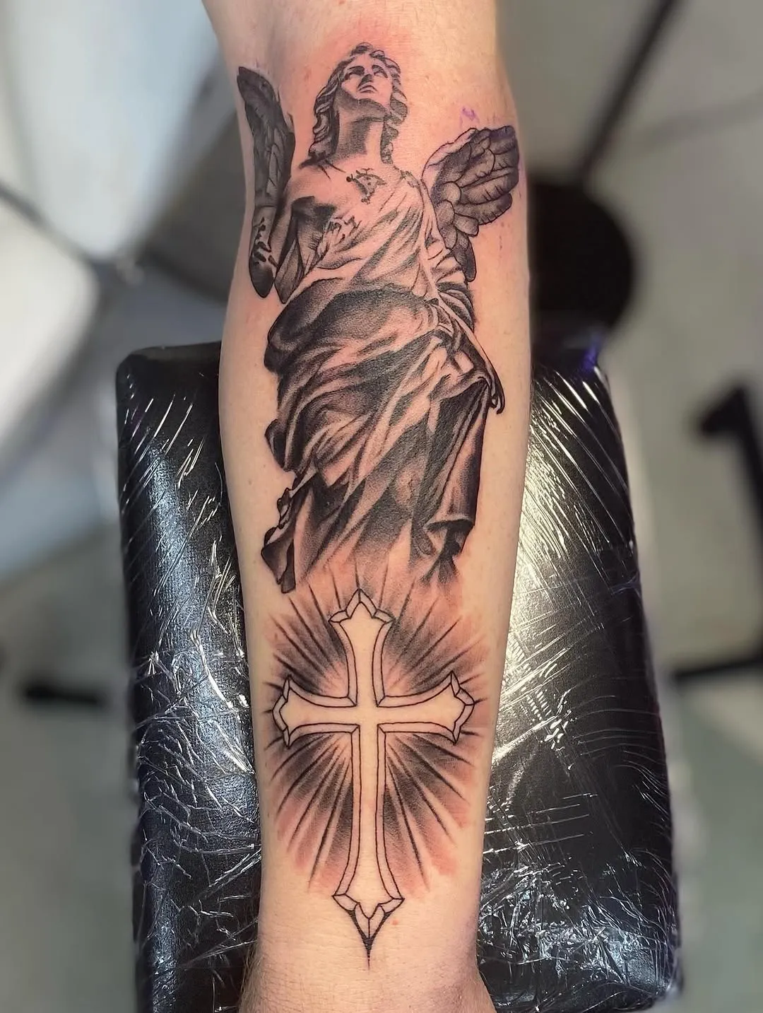 Mandala tattoo by Kylie Lesko at Dreamers Ink Studio in Westville, IL