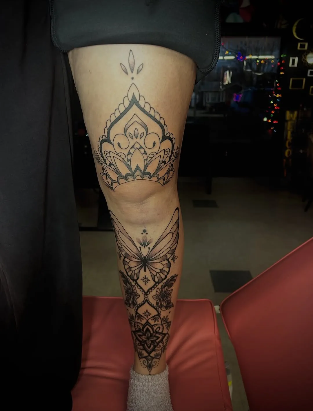 Anime tattoo by Emma Luth at Dreamers Ink Studio in Westville, IL