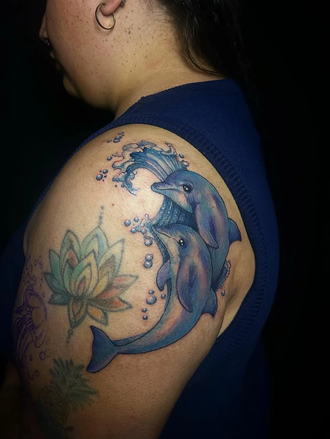 Anime tattoo by Emma Luth at Dreamers Ink Studio in Westville, IL