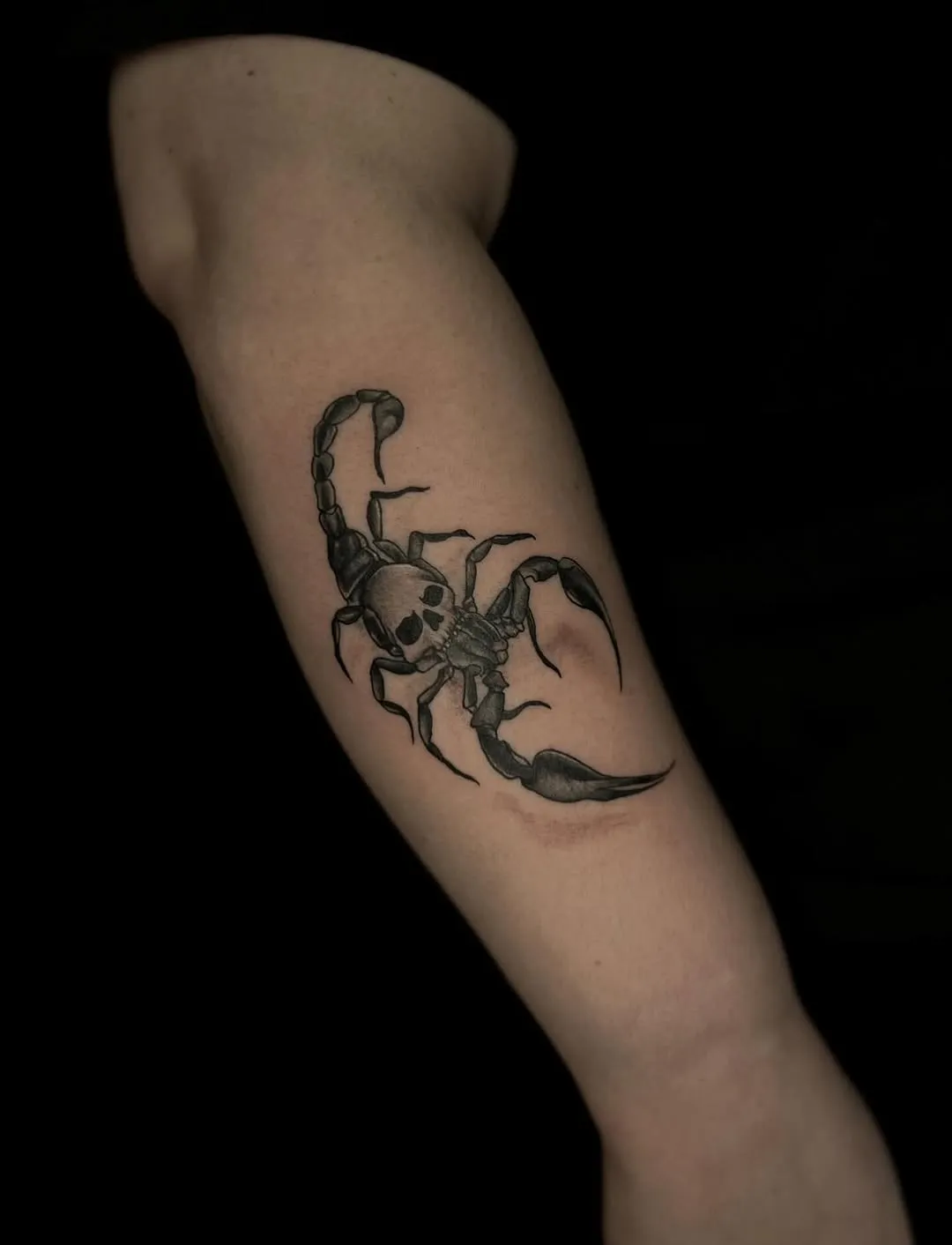 Black & Gray tattoo by Paige Thornsbrough at Dreamers Ink Studio in Westville, IL