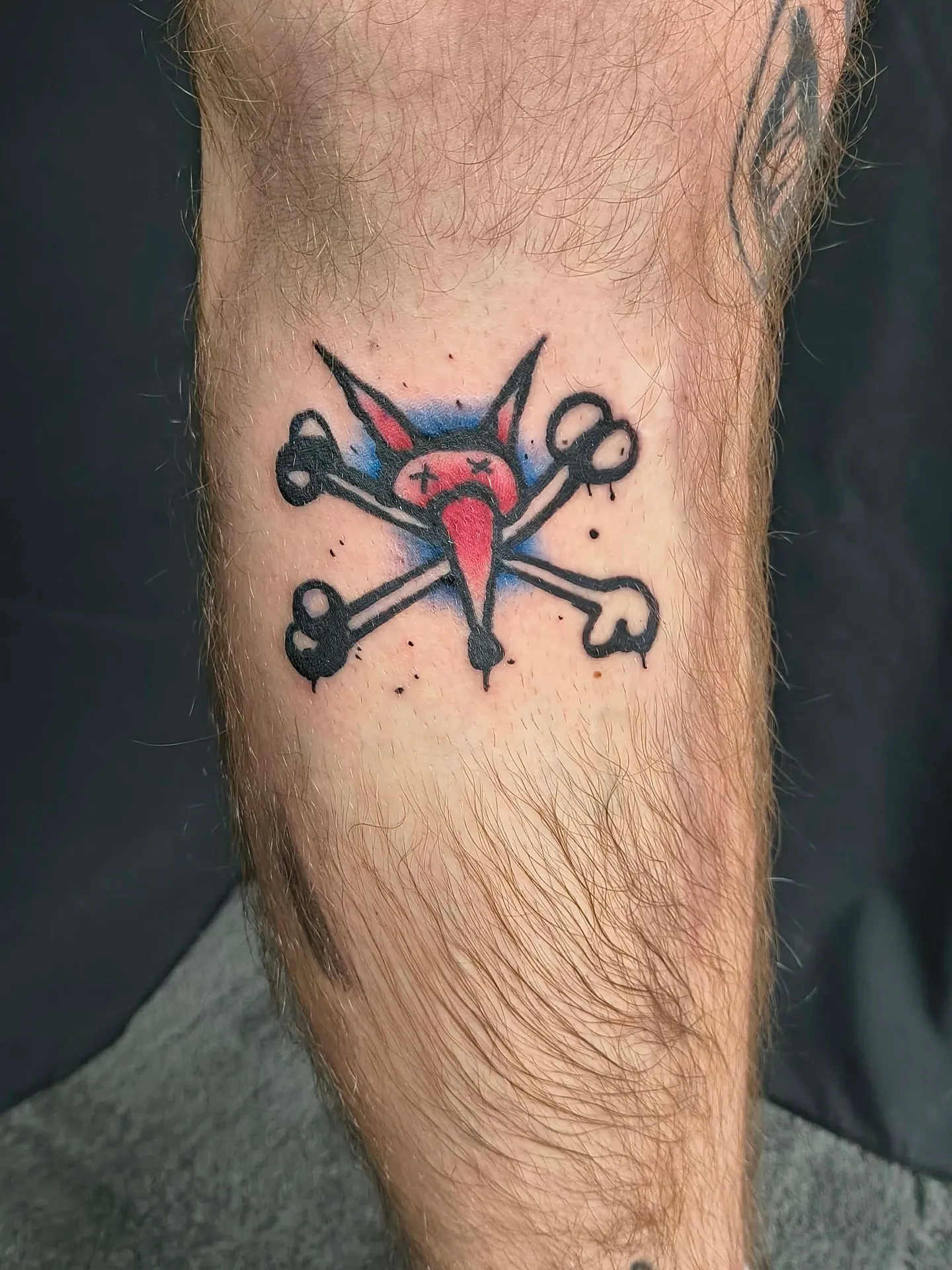 Cute & Dark Blends tattoo by Hailey Brooks at Dreamers Ink Studio in Westville, IL