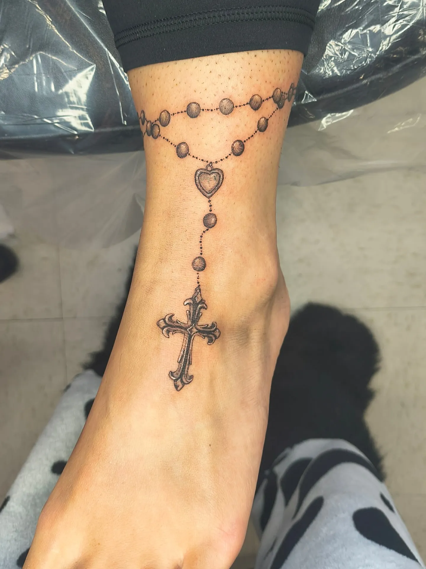 Floral tattoo by Hailey Brooks at Dreamers Ink Studio in Westville, IL