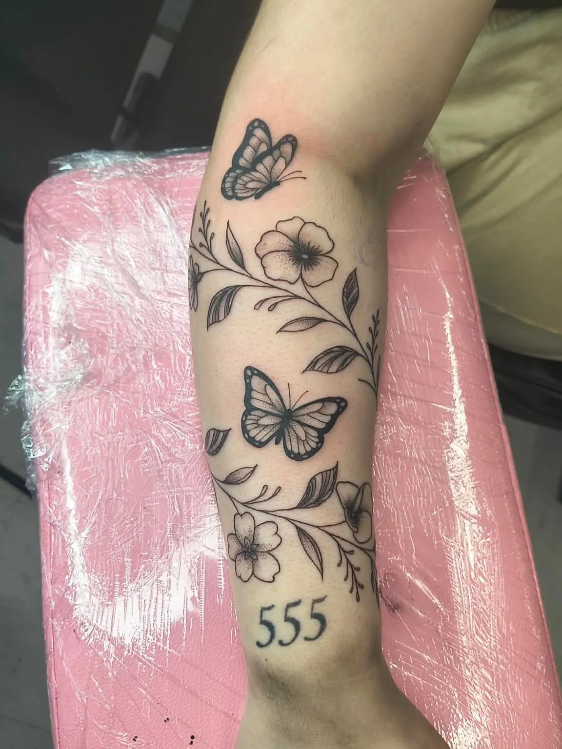Cute & Dark Blends tattoo by Hailey Brooks at Dreamers Ink Studio in Westville, IL