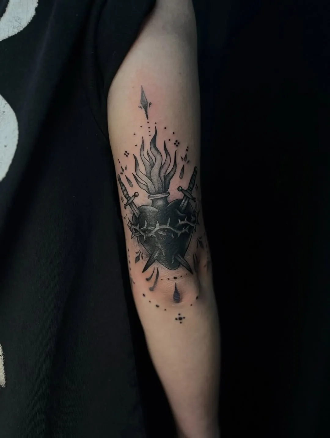 Neo-Traditional tattoo by Paige Thornsbrough at Dreamers Ink Studio in Westville, IL