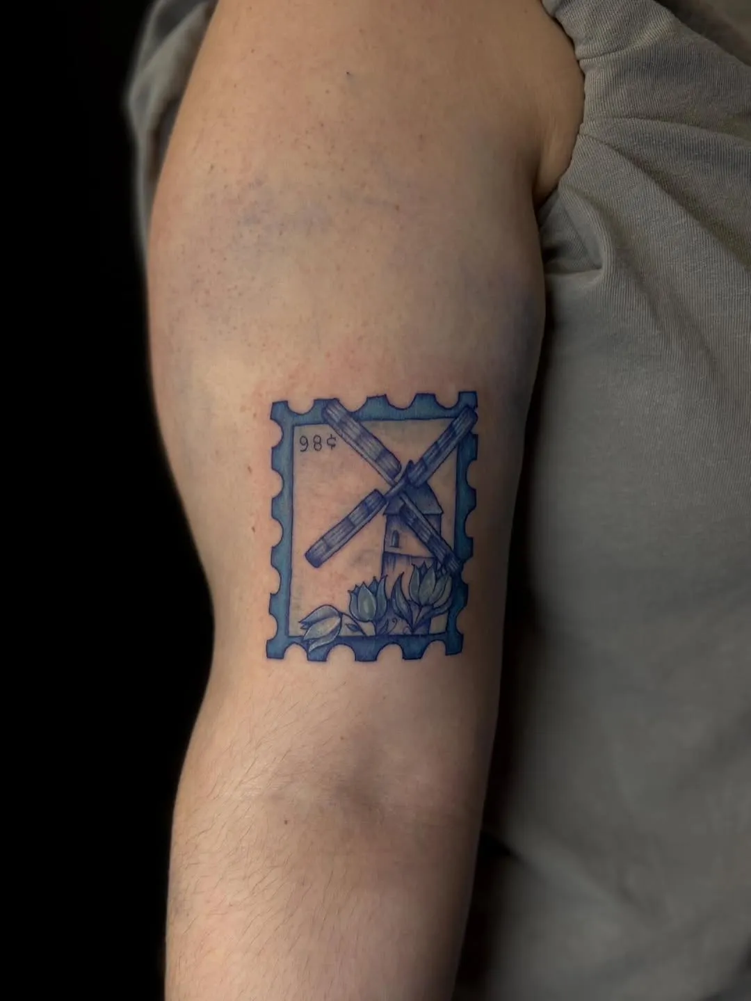 Black & Gray tattoo by Paige Thornsbrough at Dreamers Ink Studio in Westville, IL