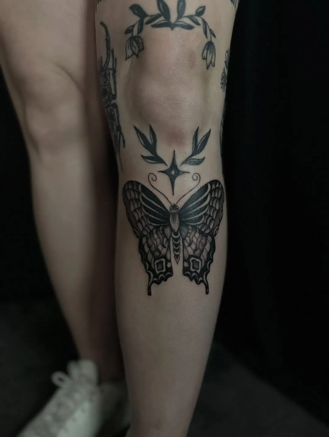 Black & Gray tattoo by Paige Thornsbrough at Dreamers Ink Studio in Westville, IL