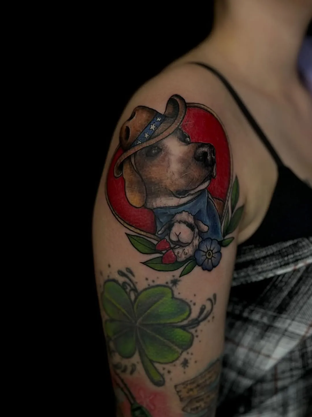 Black & Gray tattoo by Paige Thornsbrough at Dreamers Ink Studio in Westville, IL