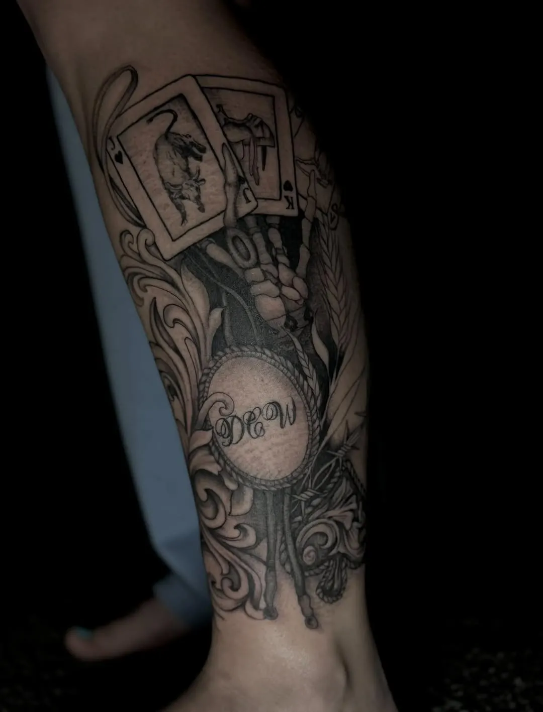 American Traditional tattoo by Paige Thornsbrough at Dreamers Ink Studio in Westville, IL